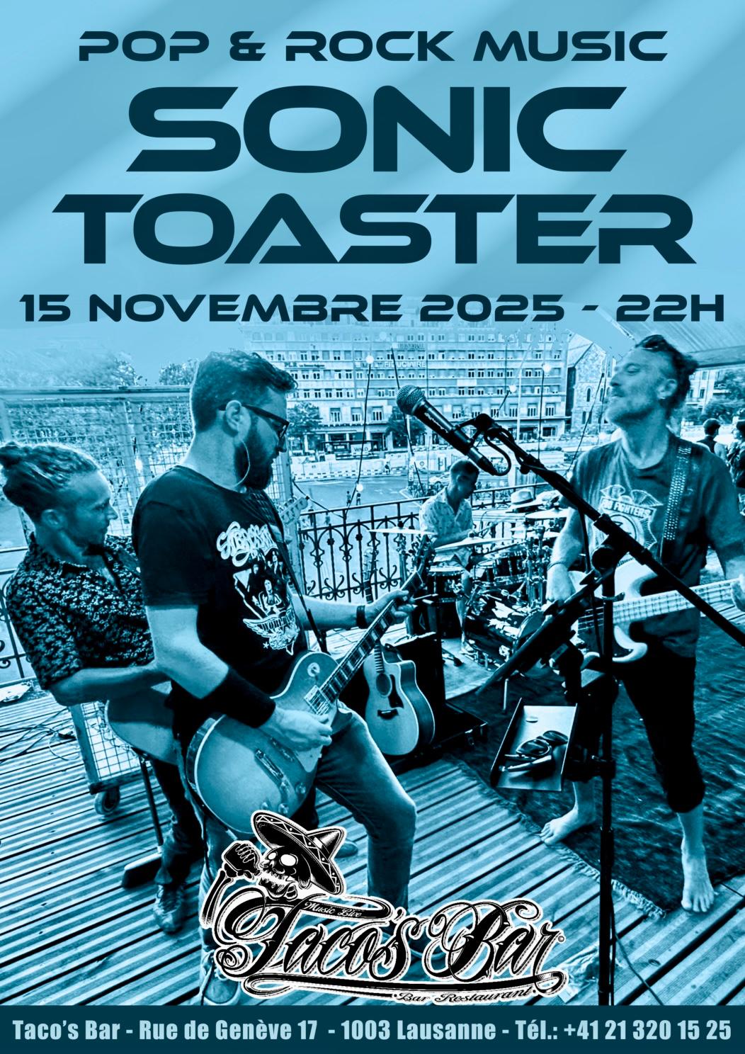 NOVEMBRE 15 CONCERT SONIC TOASTER 2025